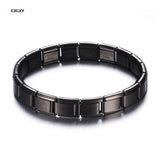9mm Stainless Steel Bracelet for Women - Silver Charm Bracelet