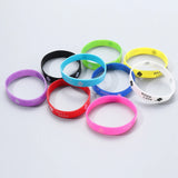 Silicone Rubber Wristband Butterflies Bracelet For Basketball Fans