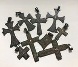 Lord's Prayer Cross Stainless Steel Pendant