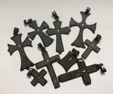 Lord's Prayer Cross Stainless Steel Pendant