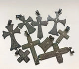 Lord's Prayer Cross Stainless Steel Pendant