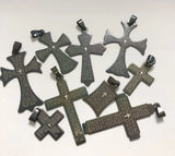 Lord's Prayer Cross Stainless Steel Pendant