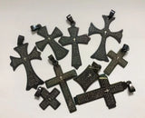 Lord's Prayer Cross Stainless Steel Pendant