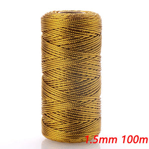 Silver Cord Gift Packing String for Jewelry Making DIY Bracelet
