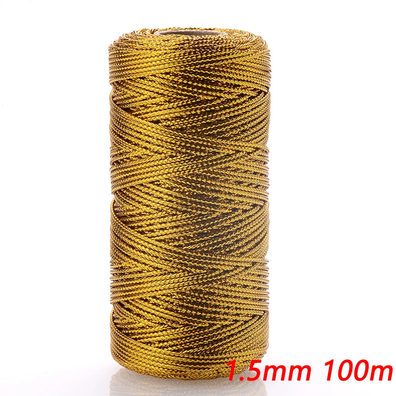 Silver Cord Gift Packing String for Jewelry Making DIY Bracelet