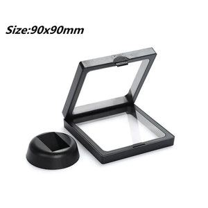 PET Elastic Membrane Jewelry Ring Pendant Display Stand Holder Box