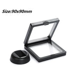 PET Elastic Membrane Jewelry Ring Pendant Display Stand Holder Box