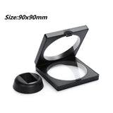 PET Elastic Membrane Jewelry Ring Pendant Display Stand Holder Box