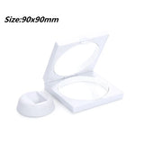 PET Elastic Membrane Jewelry Ring Pendant Display Stand Holder Box