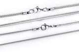 Sterling Silver Snake Chain Necklace 3MM 45-60CM