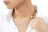 Sterling Silver Snake Chain Necklace 3MM 45-60CM