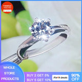 Women's Tibetan Silver Ring with Natural Zirconia Stone