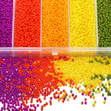 9000Pcs 2mm Czech Glass Seed Beads Set for DIY Jewelry Making