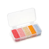 9000Pcs 2mm Crystal Seed Bead Spacer Glass Beads Set