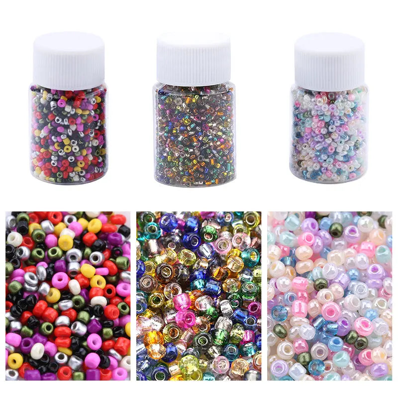 9000pcs 2mm Crystal Seedbeads Glass Beads DIY Jewelry Making