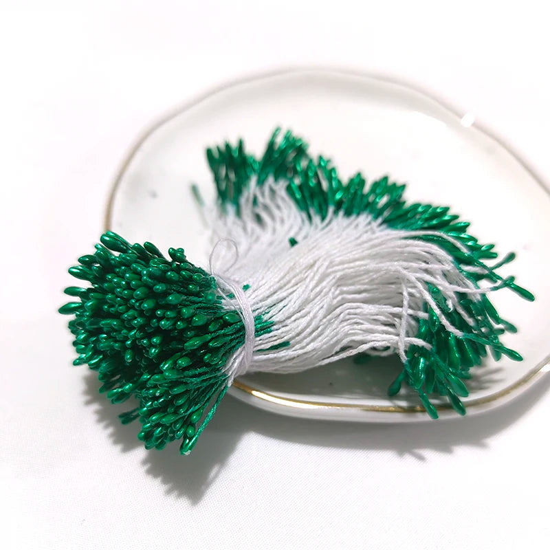 900pcs 1mm Mini Pearl Flower Stamen Pistil for Home Decor Christmas