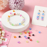 900pcs Heart Shape Acrylic Beads 9 Colors for Jewelry Making DIY