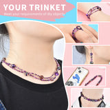 900pcs Purple Glass Beads for Jewelry Making DIY Necklace Bracelet