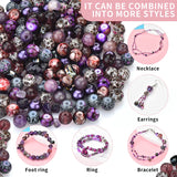 900pcs Purple Glass Beads for Jewelry Making DIY Necklace Bracelet