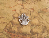 90PCS Antique Silver Bronze Water Bottle Charms