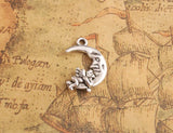 90PCS Moon Angel Charms for Jewelry Making