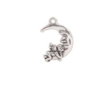90PCS Moon Angel Charms for Jewelry Making