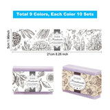 90Pcs Soap Wrapping Paper Box for Homemade Soap Flower Design