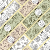 90Pcs Soap Wrapping Paper Box for Homemade Soap Flower Design
