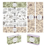 90Pcs Soap Wrapping Paper Box for Homemade Soap Flower Design