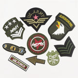 90Pcs Embroidery Patches Textile Patches Arm Bairforce Shoulder Badges