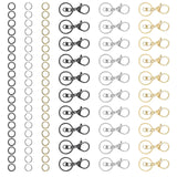 90Pcs Jump Rings Metal Swivel Clasps Lobster Claw Clasps
