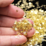 90Pcs/Set Mini Snowflake Charm UV Resin Jewelry Fillings