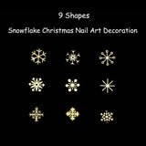 90Pcs/Set Mini Snowflake Charm UV Resin Jewelry Fillings
