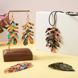 90Pcs Monstera Leaf Earring Kit for DIY Jewelry Making