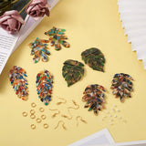 90Pcs Monstera Leaf Earring Kit for DIY Jewelry Making