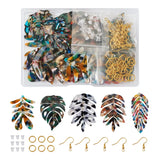 90Pcs Monstera Leaf Earring Kit for DIY Jewelry Making