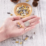 Brass Screw Clasps for Jewelry Making DIY Tube 40pcs