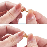 Brass Screw Clasps for Jewelry Making DIY Tube 40pcs