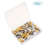 Brass Screw Clasps for Jewelry Making DIY Tube 40pcs