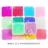 90g Mini Bubble Beads Glass Bead for Resin Filling