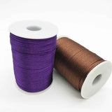 90m Colorful Chinese Knot Satin Nylon Braided Cord Rope Beading Macrame Thread