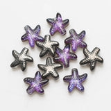 90pcs 13x14mm Starfish Spacer Beads for Jewelry Making
