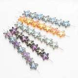 90pcs 13x14mm Starfish Spacer Beads for Jewelry Making