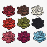 90pcs Ironed On Rose Patch Embroidery Clothing Accessories