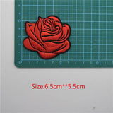 90pcs Ironed On Rose Patch Embroidery Clothing Accessories