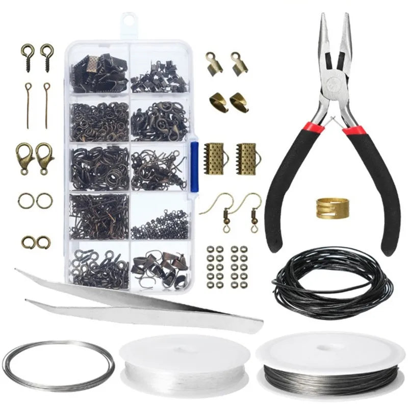 912Pcs Jewelry Making Starter Kit Set DIY Crafting Supplies