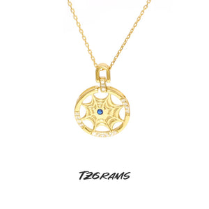 925 Silver Star Plated Necklace Zircon Chain