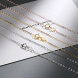 Sterling Silver Minimalist Cross Necklace for Women