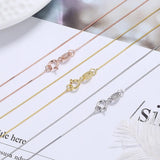 Sterling Silver Minimalist Cross Necklace for Women