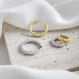 92.5 Sterling Silver Style Hoop Earrings Woman Jewelry Gorgeous